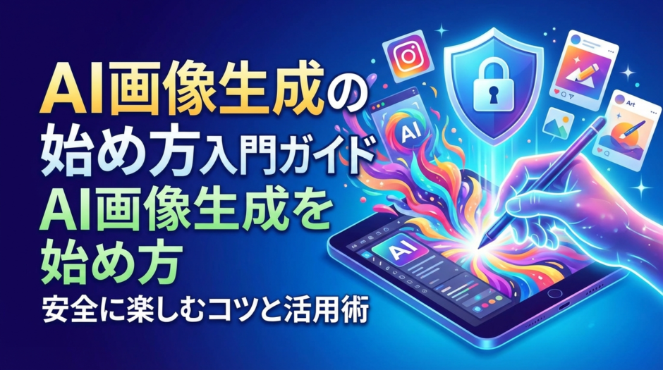 AI画像生成の始め方入門ガイド｜AI画像生成を安全に楽しむコツと活用術