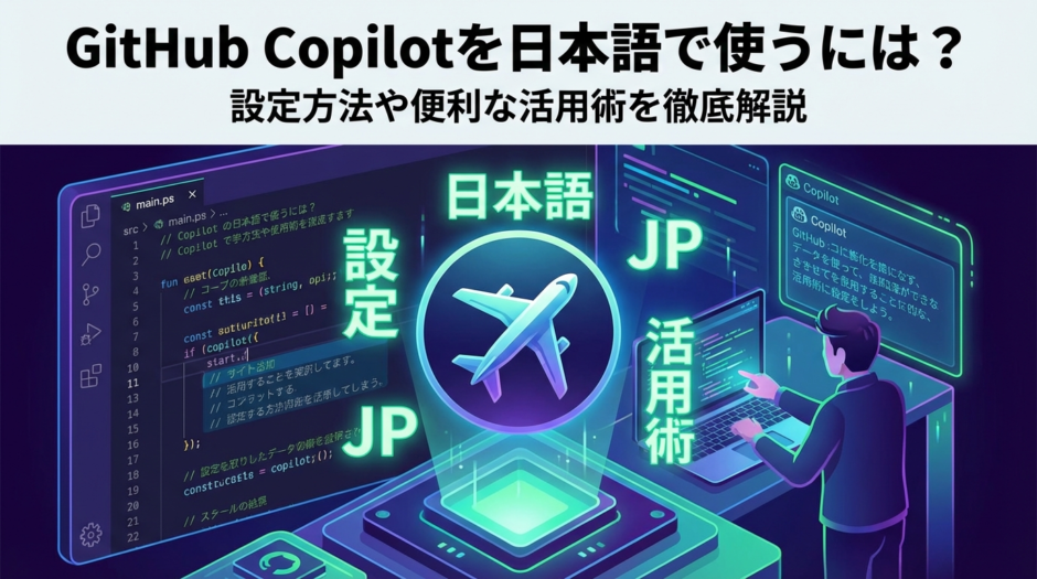 GitHub Copilotを日本語で使うには？設定方法や便利な活用術を徹底解説