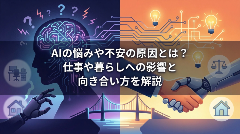 AIの悩みや不安の原因とは？仕事や暮らしへの影響と向き合い方を解説