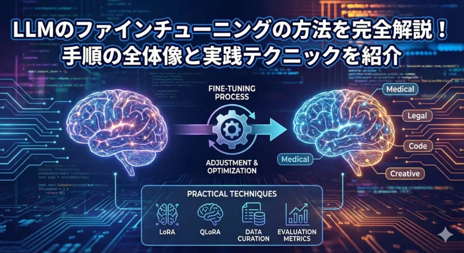 llm ファインチューニング 方法