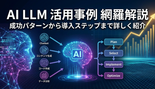 AI LLMの活用事例を網羅解説。成功パターンから導入ステップまで詳しく紹介