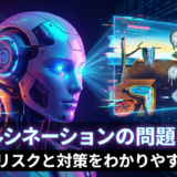 AI ハルシネーションの問題とは？原因やリスクと対策をわかりやすく解説