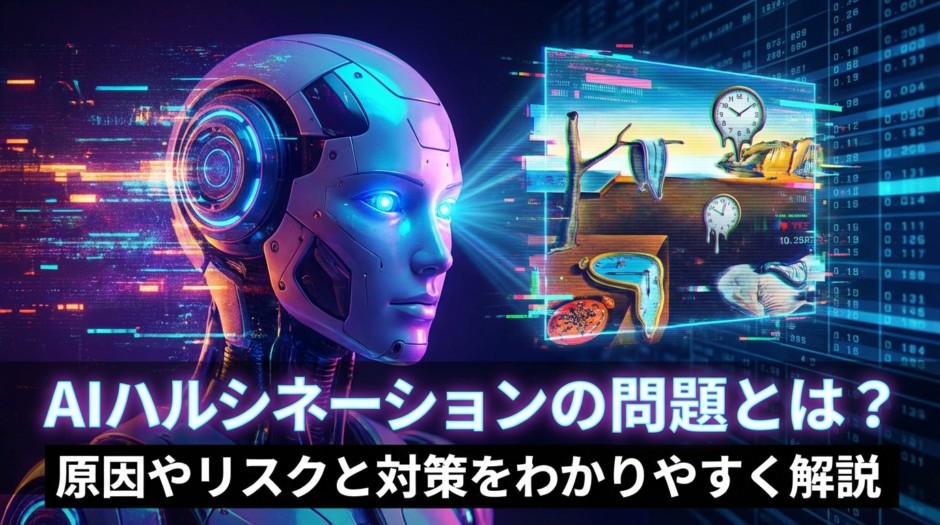 AI ハルシネーションの問題とは？原因やリスクと対策をわかりやすく解説
