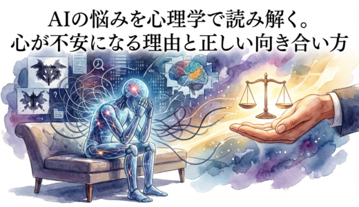 AIの悩みを心理学で読み解く。心が不安になる理由と正しい向き合い方