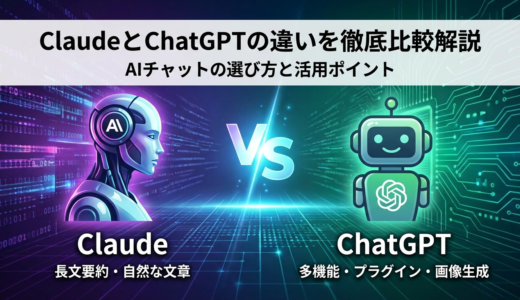 CladueとChatGPTの違いを徹底比較解説｜AIチャットの選び方と活用ポイント