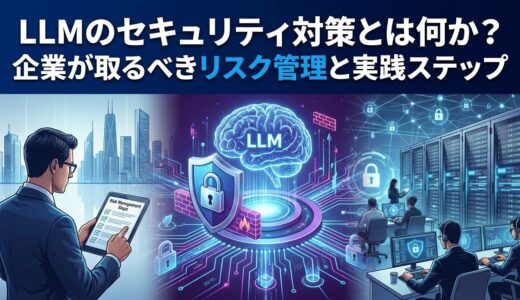 LLMのセキュリティ対策とは何か？企業が取るべきリスク管理と実践ステップ