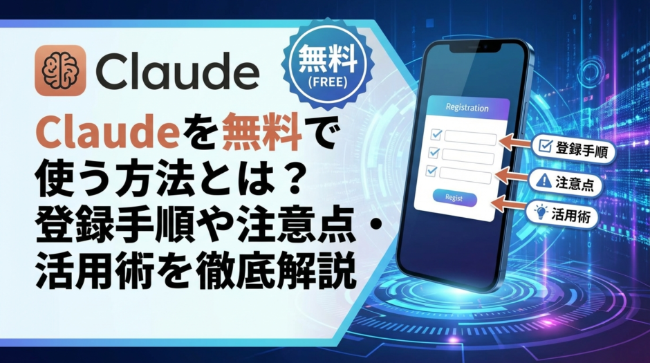 Cladueを無料で使う方法とは？登録手順や注意点・活用術を徹底解説