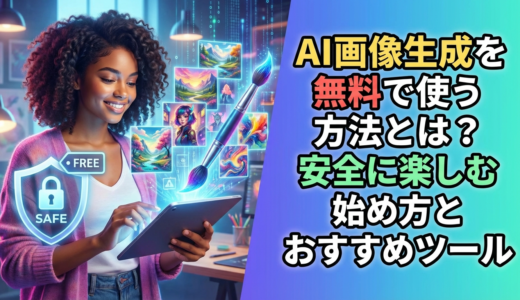 AI画像生成を無料で使う方法とは？安全に楽しむ始め方とおすすめツール