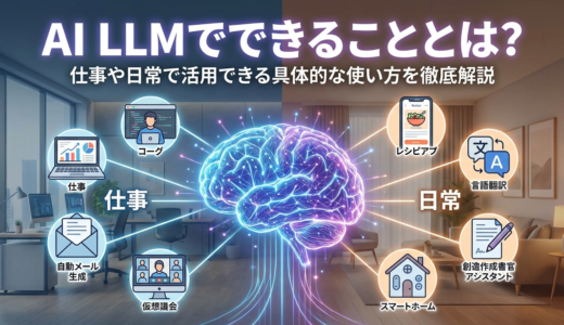 AI LLMでできることとは？仕事や日常で活用できる具体的な使い方を徹底解説