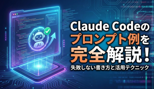 Claude Codeのプロンプト例を完全解説！失敗しない書き方と活用テクニック