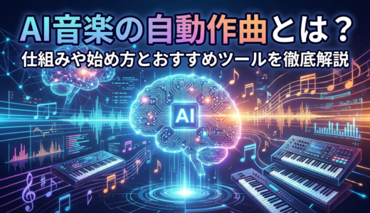 AI音楽の自動作曲とは？仕組みや始め方とおすすめツールを徹底解説