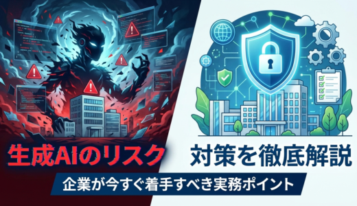 生成AIのリスクと対策を徹底解説｜企業が今すぐ着手すべき実務ポイント