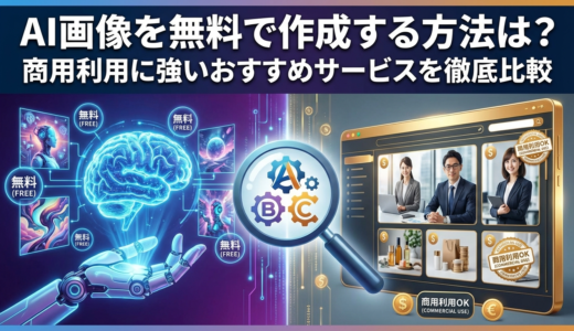 AI画像を無料で作成する方法は？商用利用に強いおすすめサービスを徹底比較