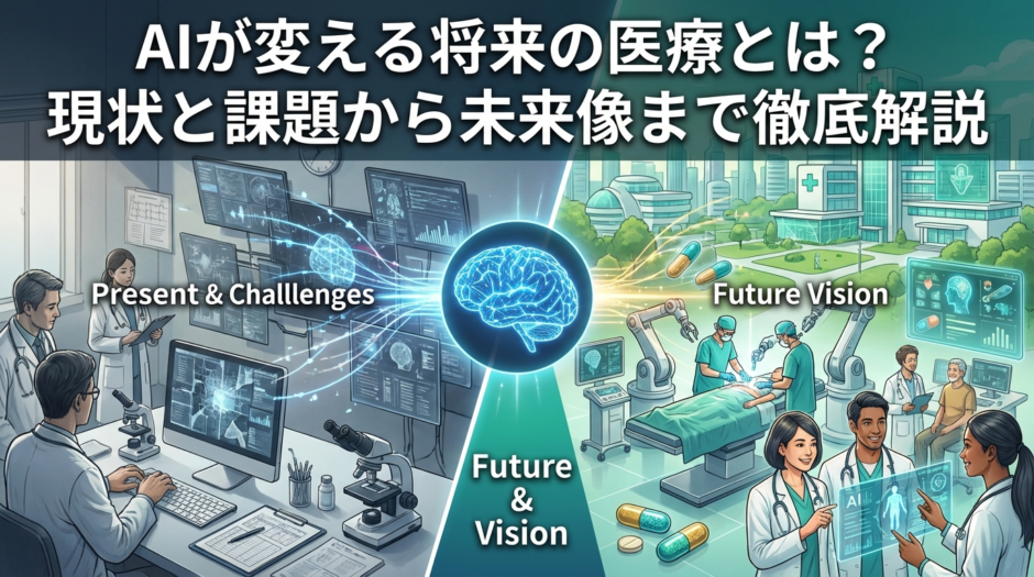 AIが変える将来の医療とは？現状と課題から未来像まで徹底解説