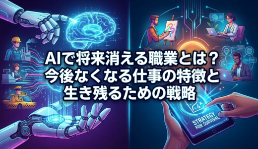 AIで将来消える職業とは？今後なくなる仕事の特徴と生き残るための戦略