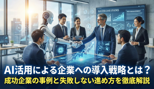 AI活用による企業への導入戦略とは？成功企業の事例と失敗しない進め方を徹底解説
