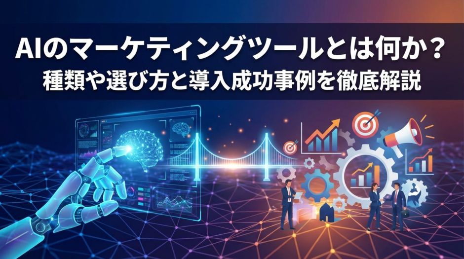 AIのマーケティングツールとは何か？種類や選び方と導入成功事例を徹底解説