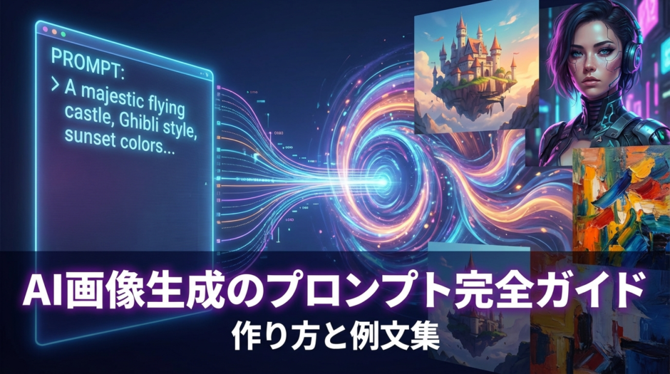 AI画像生成のプロンプト完全ガイド｜AI画像生成プロンプトの作り方と例文集