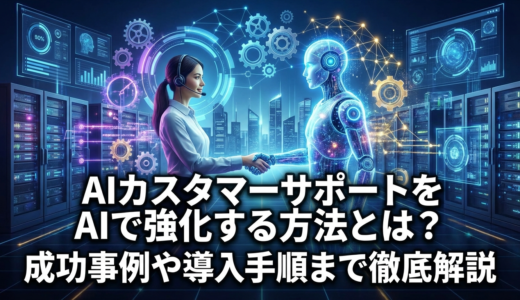AIカスタマーサポートをAIで強化する方法とは？成功事例や導入手順まで徹底解説