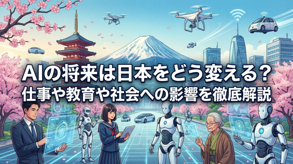 AIの将来は日本をどう変える？仕事や教育や社会への影響を徹底解説