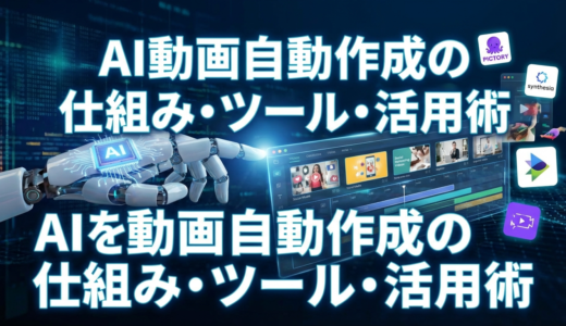 AI動画を自動作成する仕組みとは？おすすめツールや活用術を徹底解説