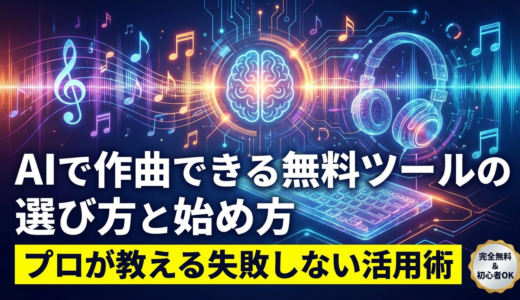AIで作曲できる無料ツールの選び方と始め方｜プロが教える失敗しない活用術