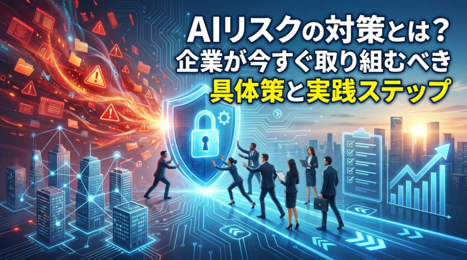 AIリスクの対策とは？企業が今すぐ取り組むべき具体策と実践ステップ