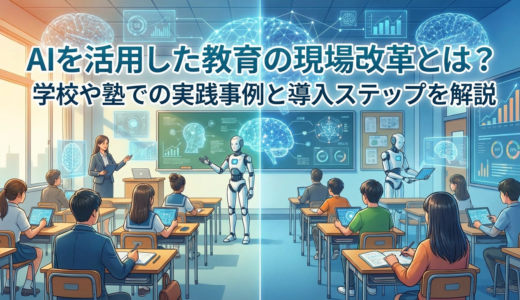 AIを活用した教育の現場改革とは？学校や塾での実践事例と導入ステップを解説