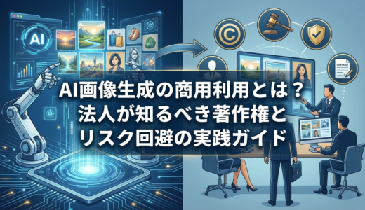 AI画像生成の商用利用とは？法人が知るべき著作権とリスク回避の実践ガイド