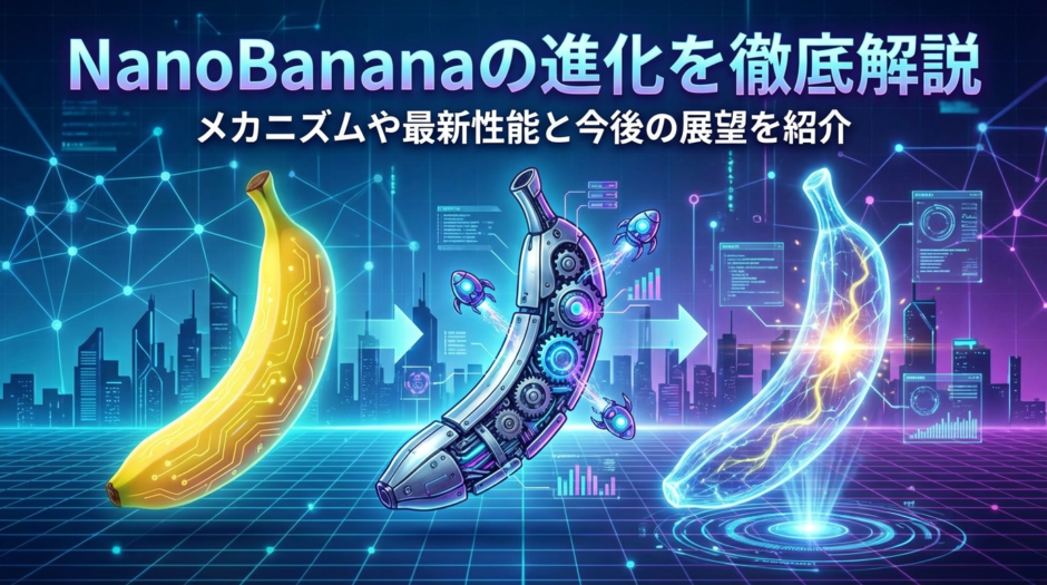 NanoBananaの進化を徹底解説｜メカニズムや最新性能と今後の展望を紹介